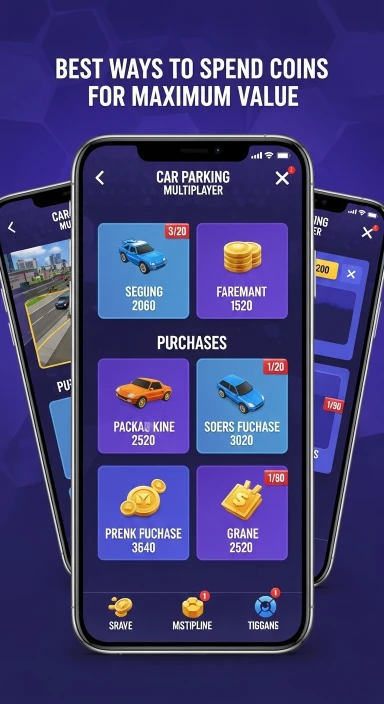 Best Ways to Spend Coins in Car Parking Multiplayer for Maximum Value