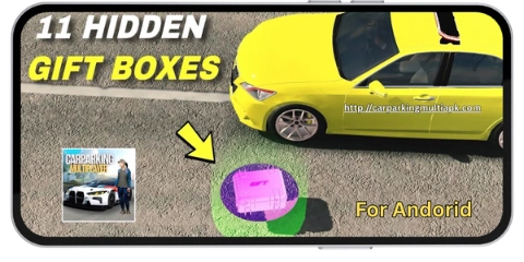 all 88 gift box locations in Car Parking Multiplayer