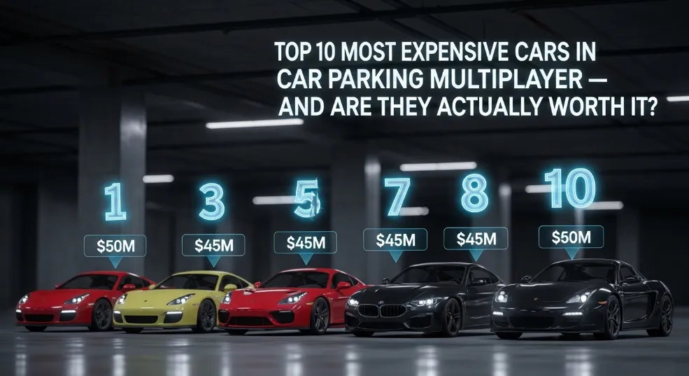 All 10 Most Expensive Cars — Complete Data Table (