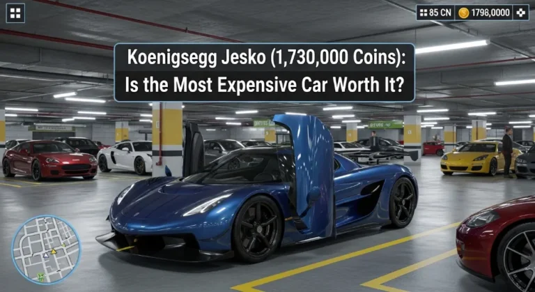 Car 1 — Koenigsegg Jesko (1,730,000 Coins) Is the Most Expensive Car Worth It