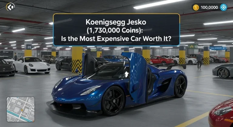 Car 3 — Bugatti Veyron Super Sport (1,640,000 Coins) Beautiful, Overpriced, Outclassed