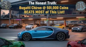 The Honest Truth The Bugatti Chiron at 500,000 Coins Beats Most of This List in carparking multiplayer