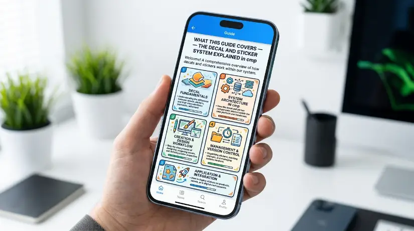 What This Guide Covers — The Decal and Sticker System Explained