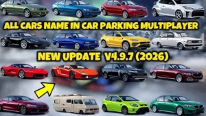 Car Parking Multiplayer Cars List 2026 All Vehicles, Prices & Details